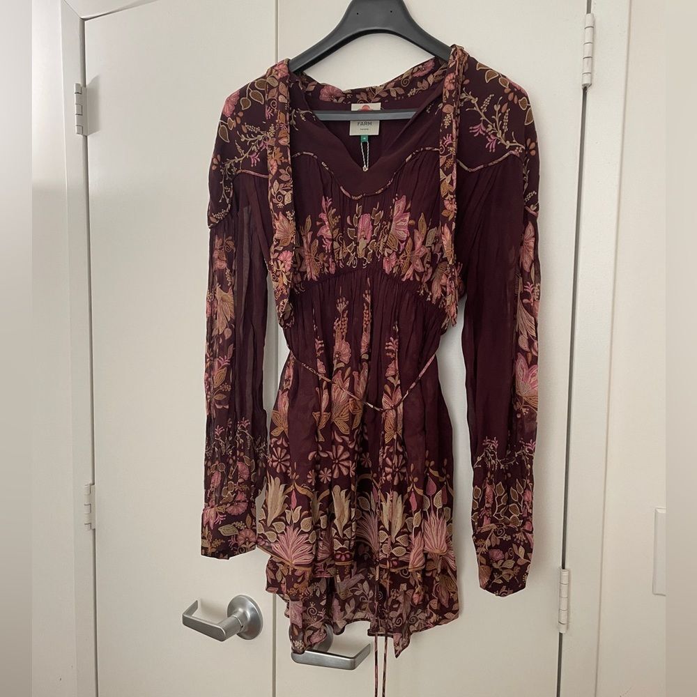 NWT Farm Rio Bella Mini Dress Women Size M(MSRP$260) - Picture 6 of 16